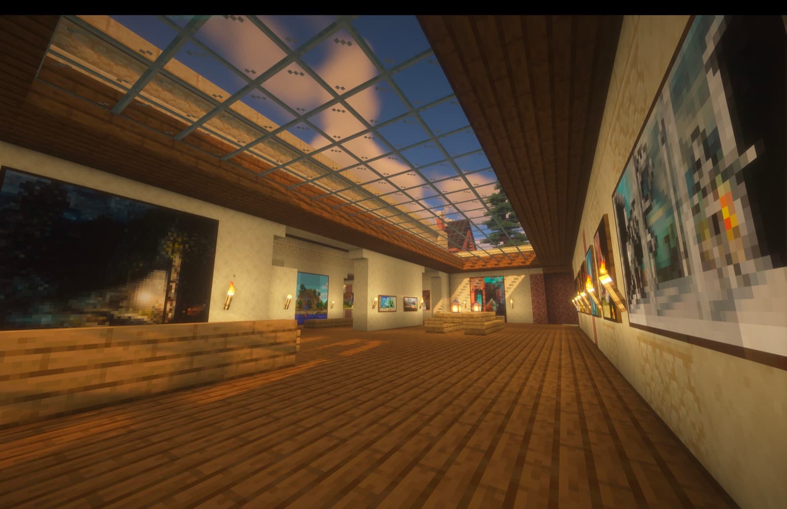 Inside Acadia's first art museum.